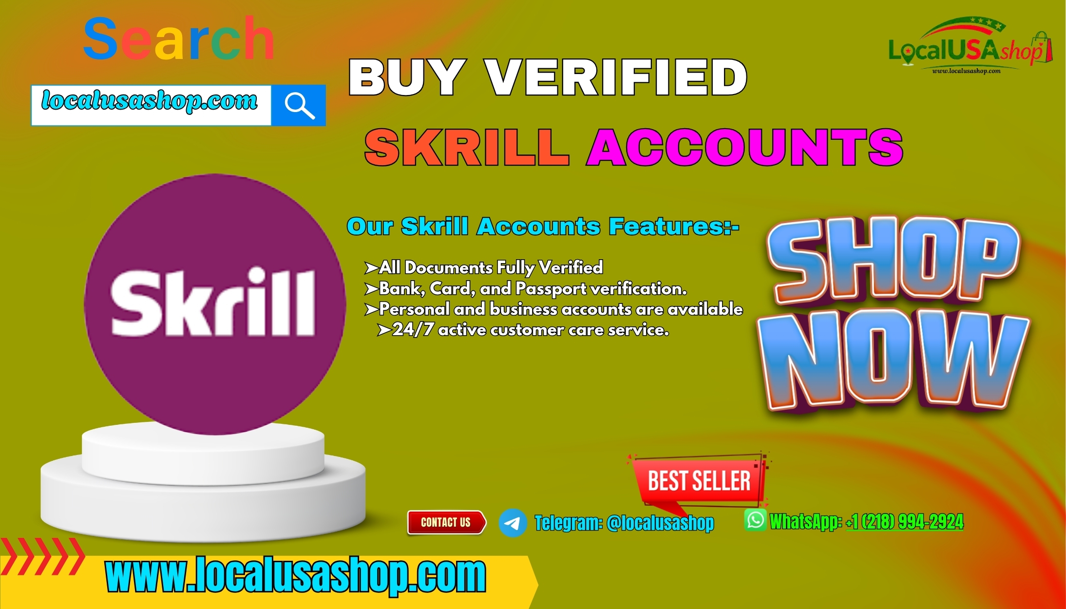 Buy Verified Skrill Accounts