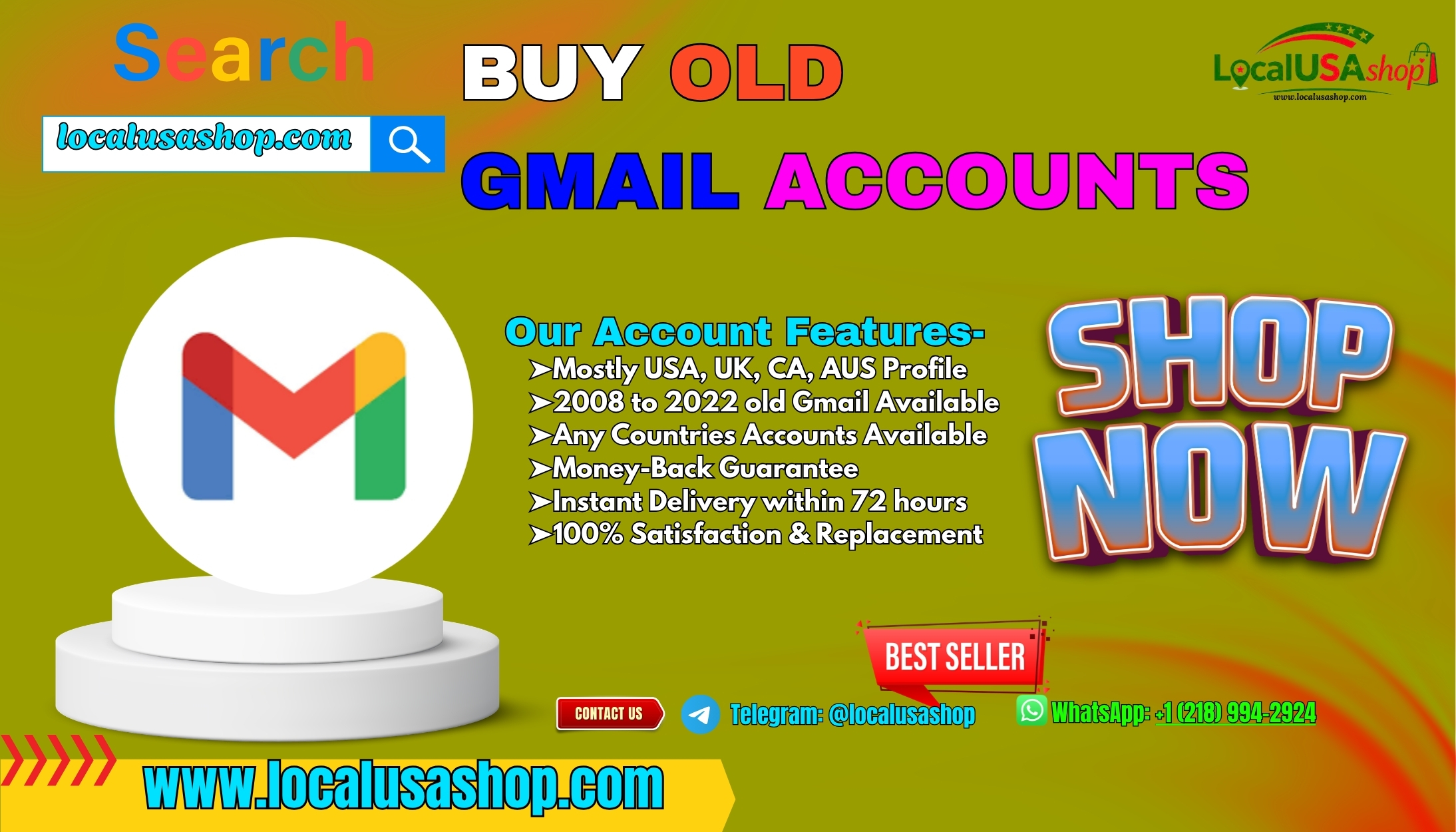 Buy Old Gmail Accounts